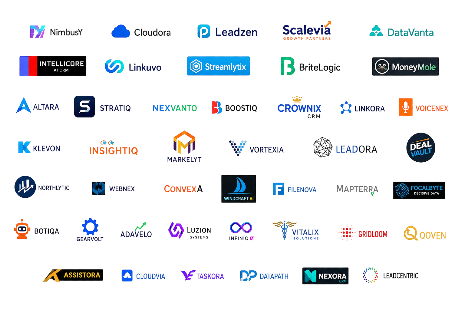 Logos of HighLevel agencies and SaaS clients using GHL Chat